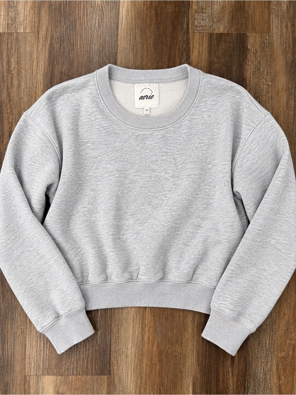 aerie Heather Gray Crewneck Sweatshirt